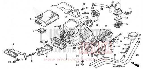 AIR CLEANER CBR1000FL de 1990